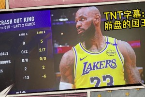 TNT曬出詹姆斯G4、G5末節(jié)災(zāi)難表現(xiàn)并配文：崩盤的國王！